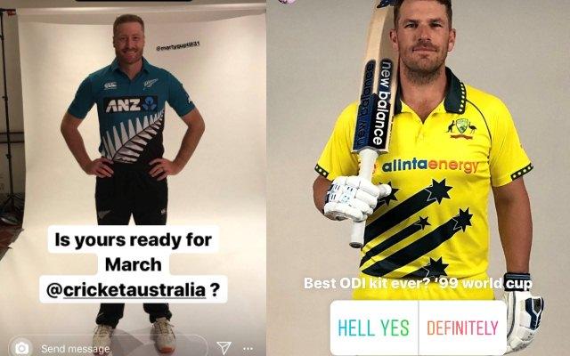 New Zealand and Australia ODI kits