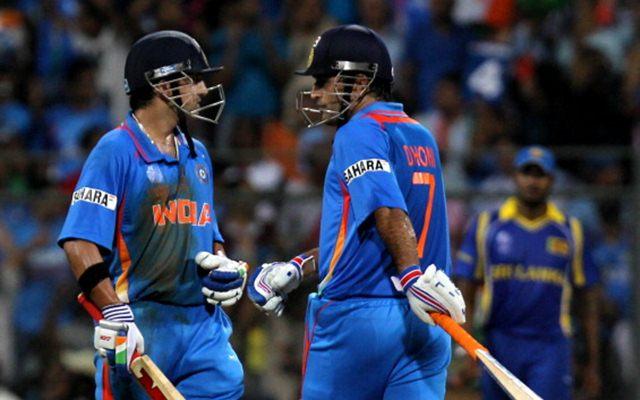 Gambhir's knock set the platform after which MS Dhoni's 91* took India over the line.