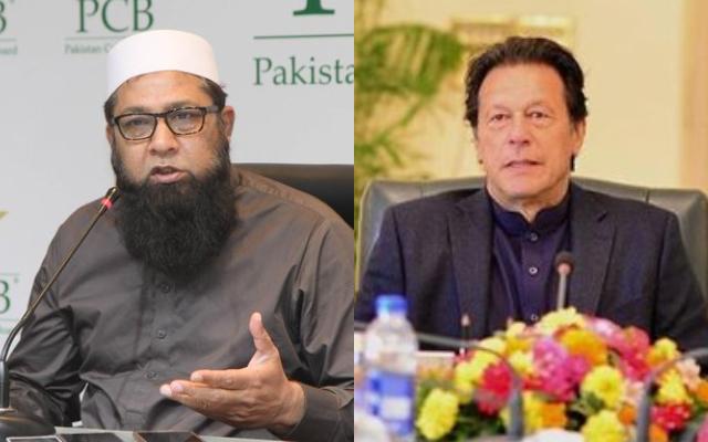 Inzamam-ul-Haq and Imran Khan