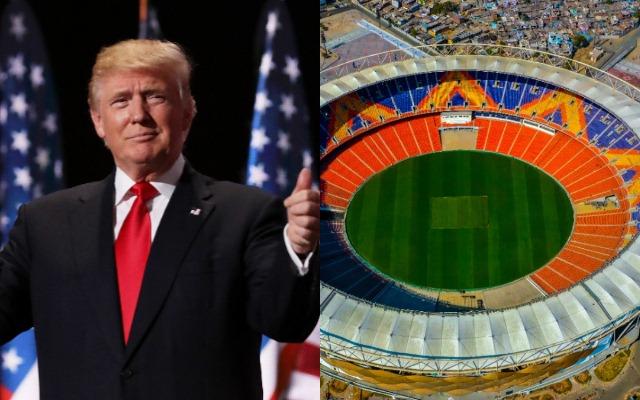 Donald Trump and Motera stadium