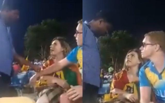 Fan harassed in Sri Lanka