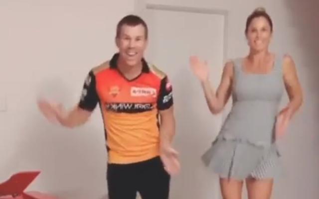 David Warner and his wife Candice