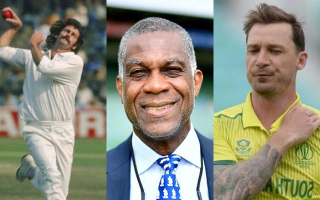 Dennis Lillee, Michael Holding and Dale Steyn