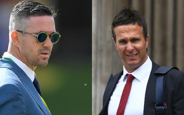 Kevin Pieterson and Michael Vaughan