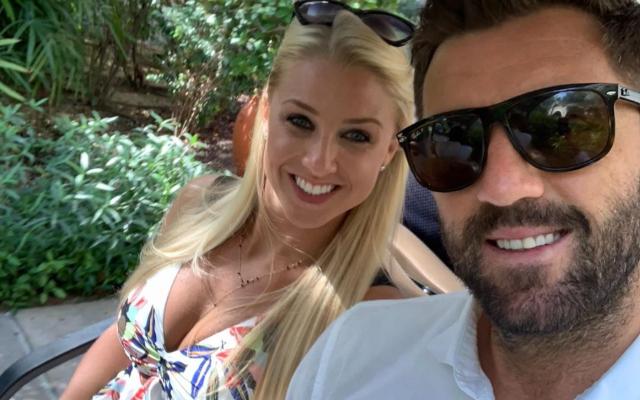 Liam Plunkett and his wife