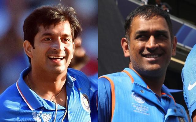 Mohit Sharma and MS Dhoni