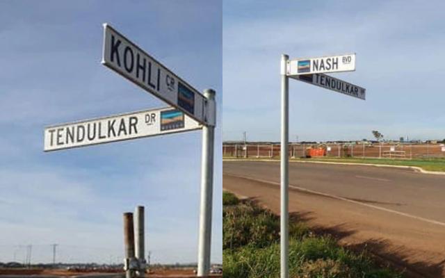 Streets named after Sachin Tendulkar and Virat Kohli
