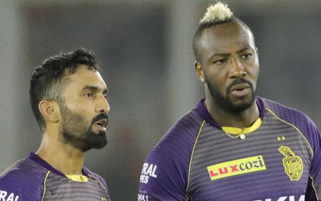 Dinesh Karthik and Andre Russell