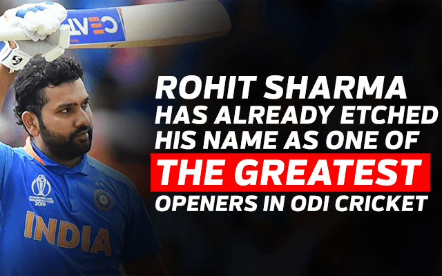 At the age of 31, Rohit has already etched his name as one of the greatest openers in ODI cricket.