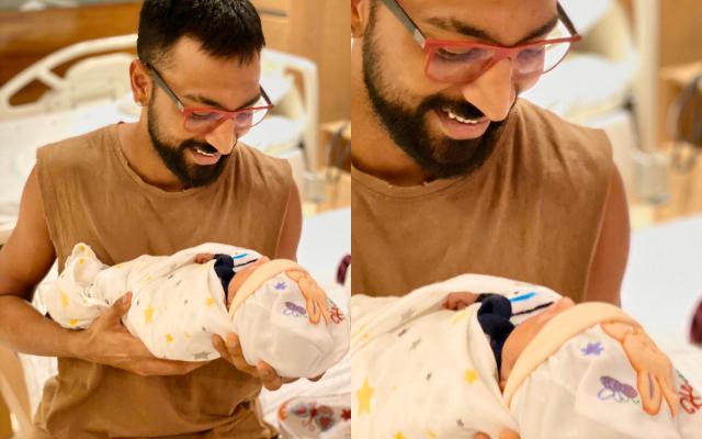 Krunal Pandya and Hardik Pandya's newborn baby