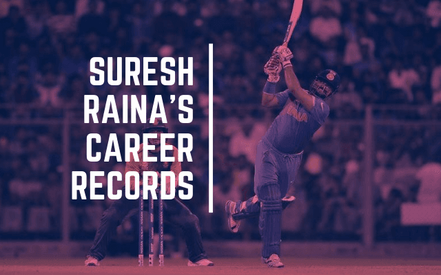 Here we look at some of the major stats and numbers from Suresh Raina’s International career.