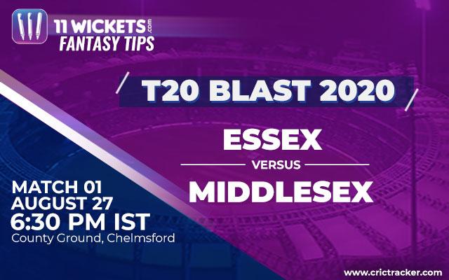 Essex is expected to win this match.