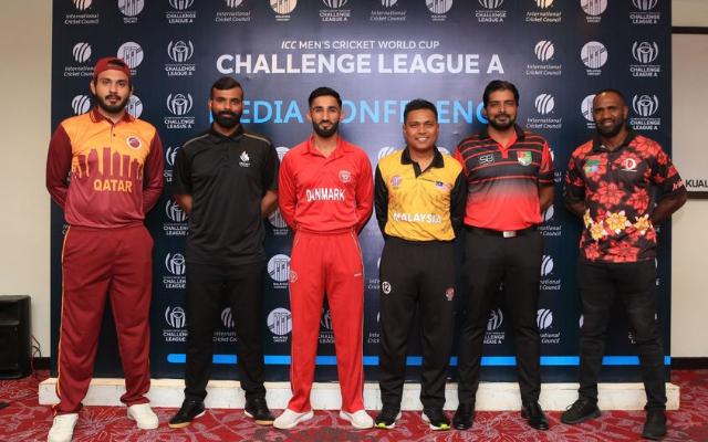 Team Captains for the ICC Mens Cricket World Cup Challenge League-A 2019