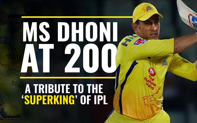 The legendary cricketer MS Dhoni will become the first man in the history of the IPL to feature in an astounding 200 matches in the cash-rich T20 league.