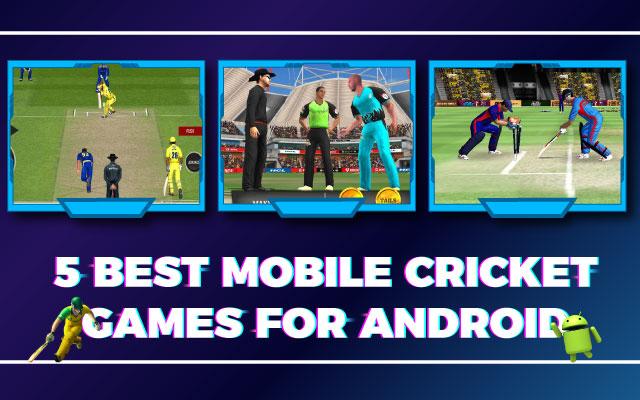 There is intense competition in the gaming world now. While there are hundreds of mobile cricket games available on the Google Play Store, here are the best five of them.