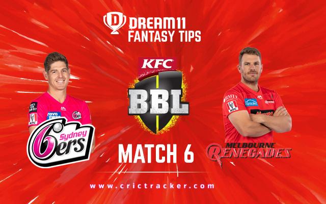 Sydney Sixers won the last two games against the Renegades and will be looking to get it three in a row to kick-off the season.