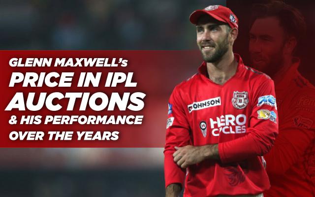 Despite a mediocre performance in IPL over the years, the price which Maxwell gets in auctions is beyond understanding for many of the fans.
