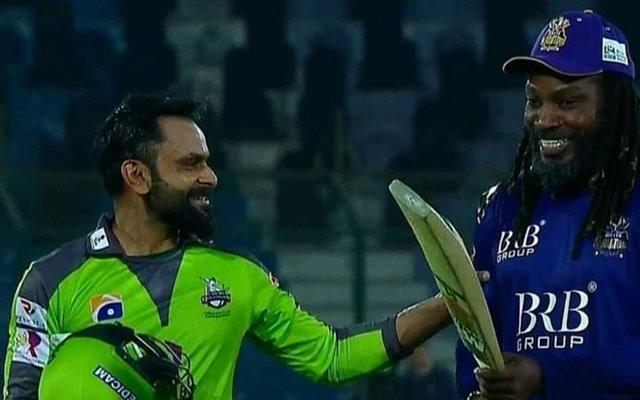 Mohammad Hafeez and Chris Gayle