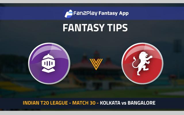 Kolkata have lost their last four matches against Bangalore.