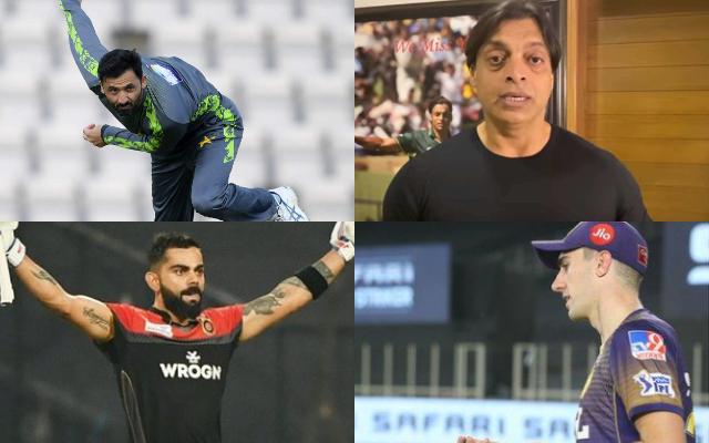 Junaid Khan, Shoaib Akhtar, Pat Cummins and Virat Kohli