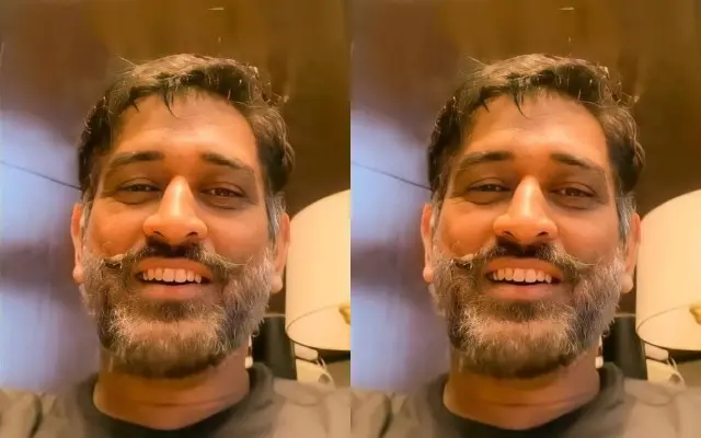 MS Dhoni's new look