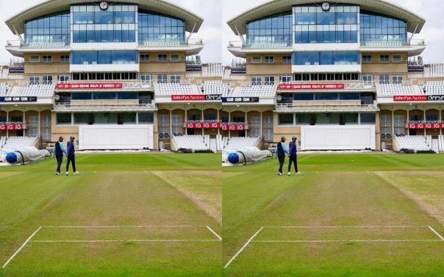 Pitch for the 1st Test between England and India
