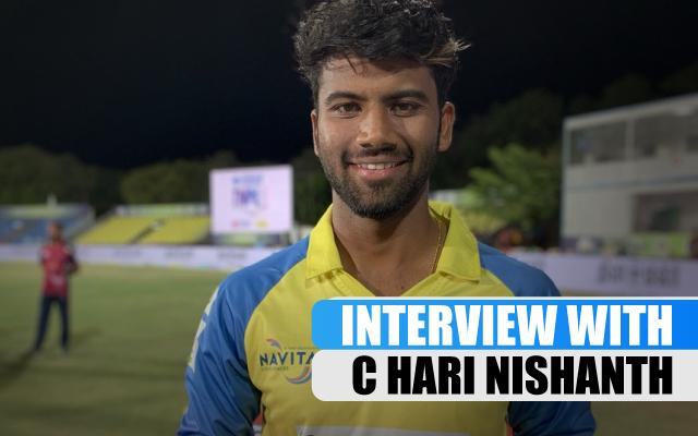 Owing to his performances, the classy left-hander Hari Nishanth was roped in by Chennai Super Kings in IPL 2021 auction.