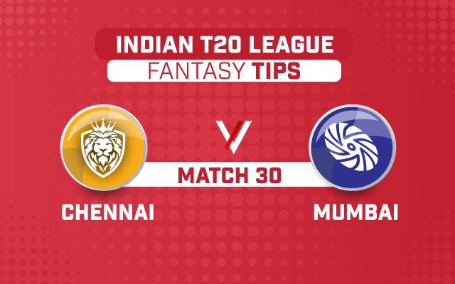Mumbai Indians have won 4 of the last 5 matches against Chennai Super Kings.