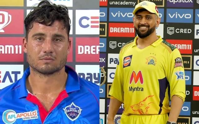 Marcus Stoinis and MS Dhoni
