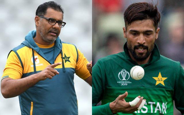 Waqar Younis and Mohammad Amir