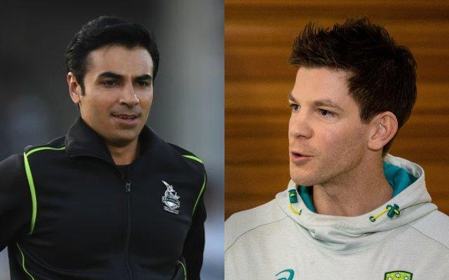 Salman Butt and Tim Paine