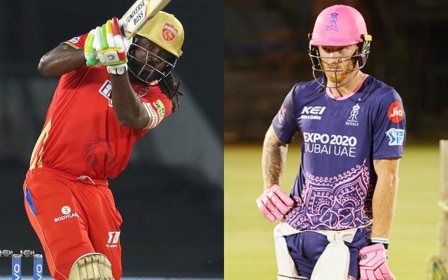 Chris Gayle and Ben Stokes