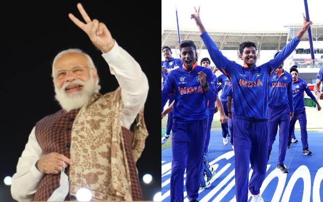 Narendra Modi and India U19