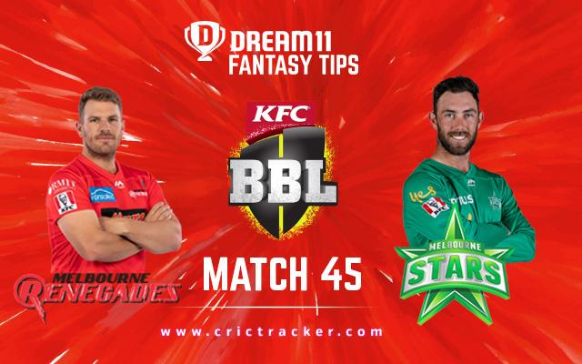 Melbourne Stars are expected to do the double over Melbourne Renegades.