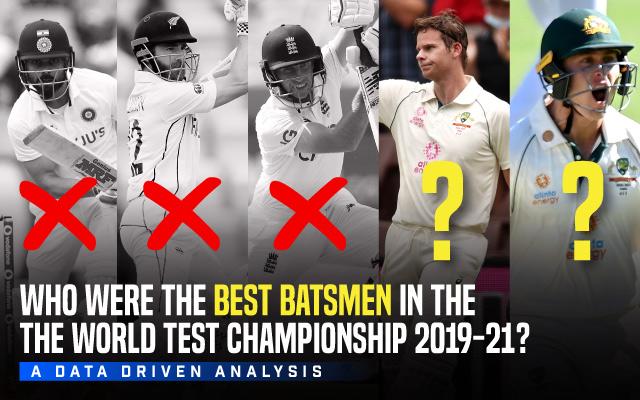 Who were the best batsman in World Test Championship