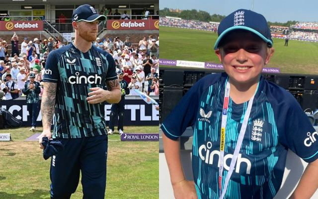 Ben Stokes gifts his final ODI cap to a young fan