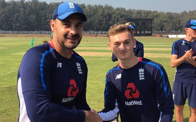 England skipper George Balderson picked up three wickets in his opening spell against Zimbabwe.