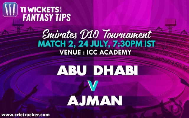 Team Abu Dhabi is expected to win this match.