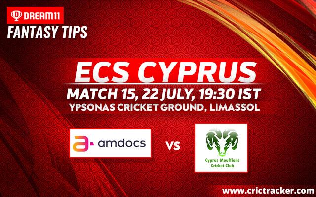 The players playing for Cyprus Moufflons have to be preferred while picking put the teams, as they have performed better than their counterparts from the Amdocs.