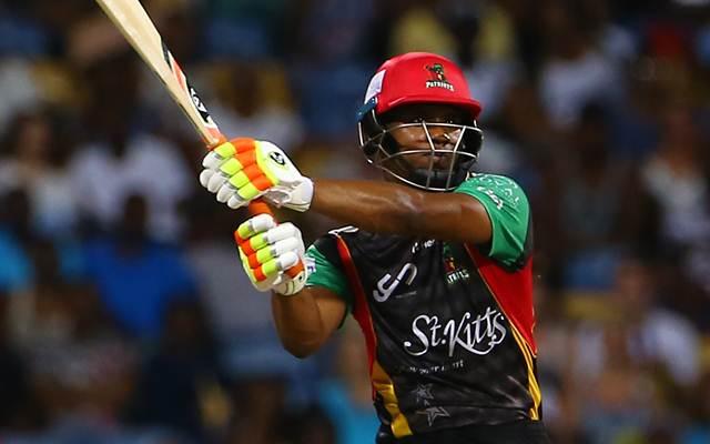 Evin Lewis of the St Kitts and Nevis Patriots