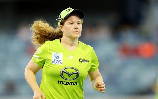 Hannah Darlington scored an unbeaten 34-ball 39 and picked up a wicket against Australia Women on Monday.