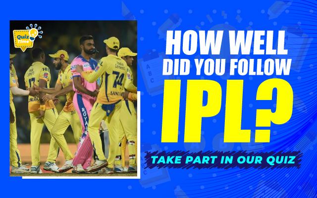 Here is CricTracker with another challenging quiz on offer. Pull your socks up and show us if you are a true IPL fanatic or not. Happy quizzing!