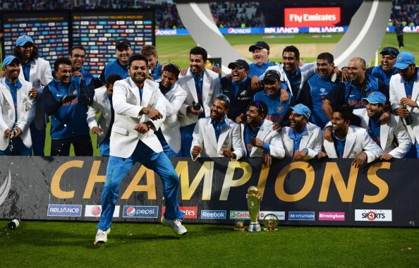 Team India Champions Trophy 2013 Celebration