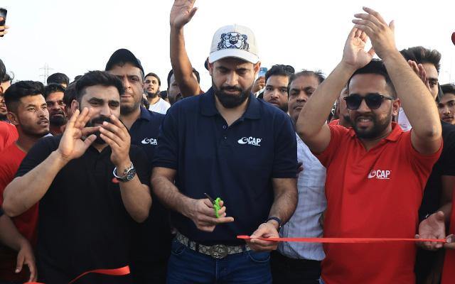 Irfan Pathan launches a cricket acedemy in Bhopal