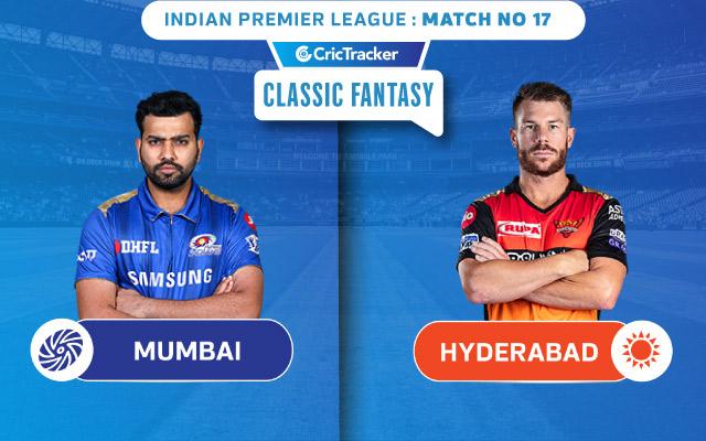 MI and SRH will clash off at the high-scoring Sharjah on Sunday afternoon.