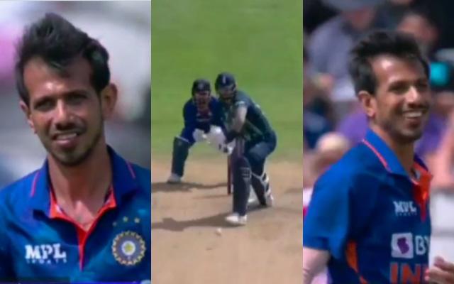 Rishabh Pant guiding Yuzi Chahal from behind the wickets
