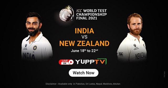Watch the ICC World Test Championship Final Live from Pakistan, Sri Lanka, Nepal, Maldives, Bhutan on YuppTV. Download the YuppTV app and watch on smart television, smartphones, and all internet-enabled devices.