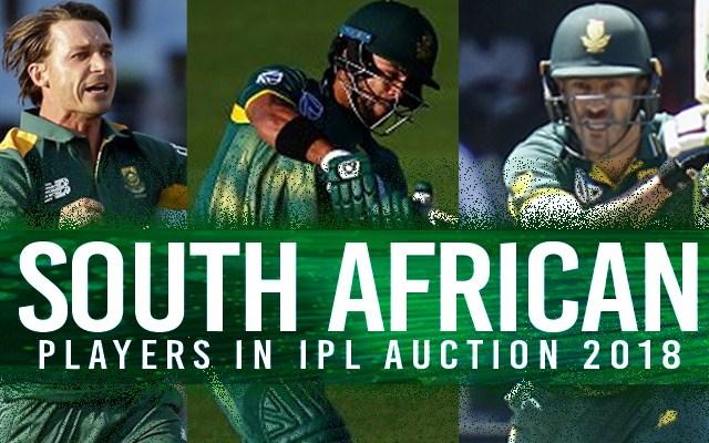 IPL 2018: List of South African players and their base price for the auction | CricTracker.com