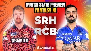 Match 41: SRH vs RCB Today match Prediction, SRH vs RCB Stats | Who will win?