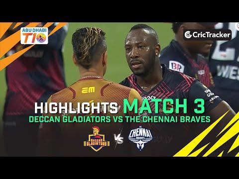 Deccan Gladiators vs The Chennai Braves | Highlights | Match 3 | Abu Dhabi T10 League Season 5